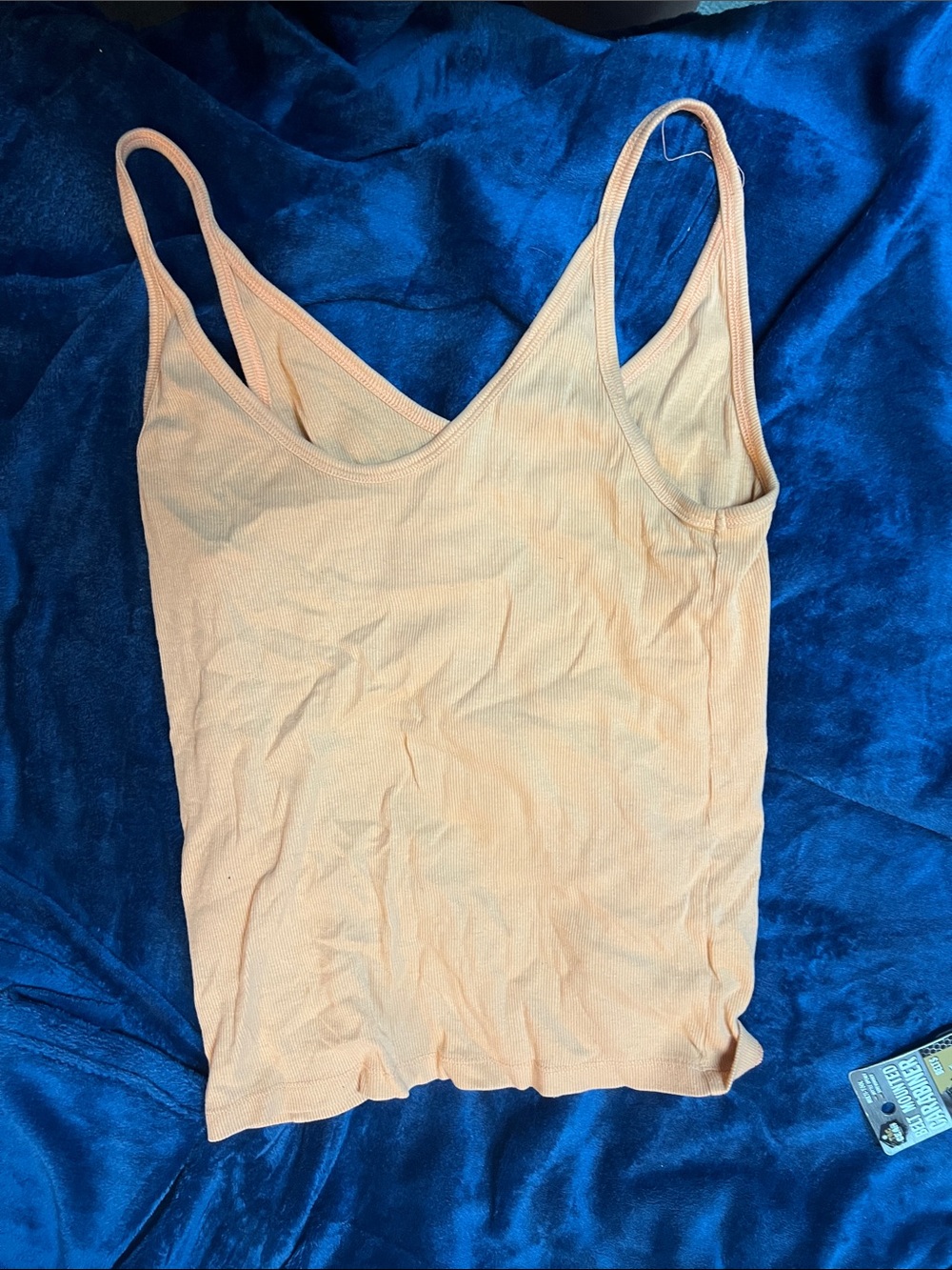 Universal Thread Peach Ribbed V-Neck Cami